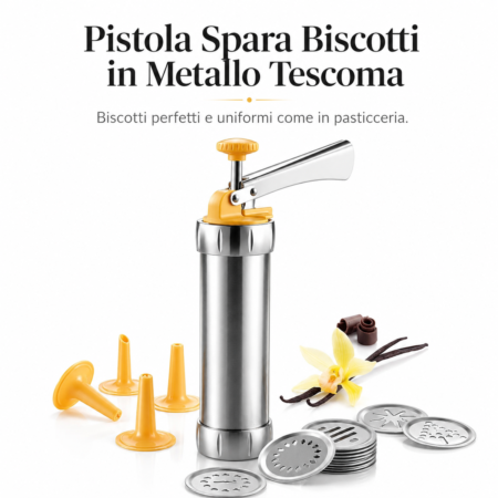 Pistola Spara Biscotti In Metallo Tescoma