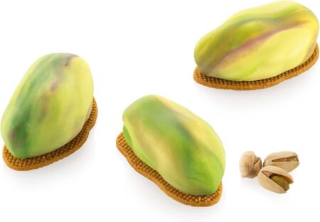 stampi in silicone di frutta realistica a forma di pistacchio